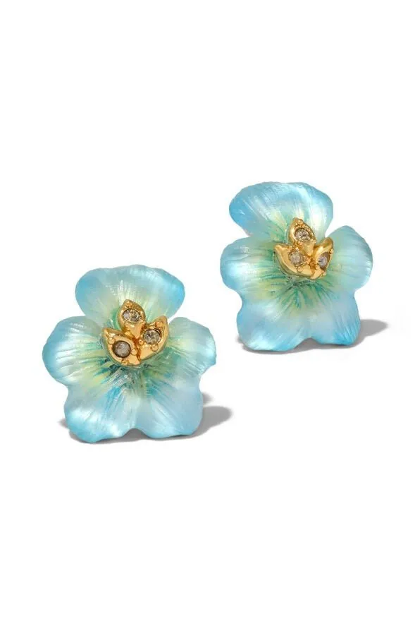 Pansy Lucite Petite Earrings