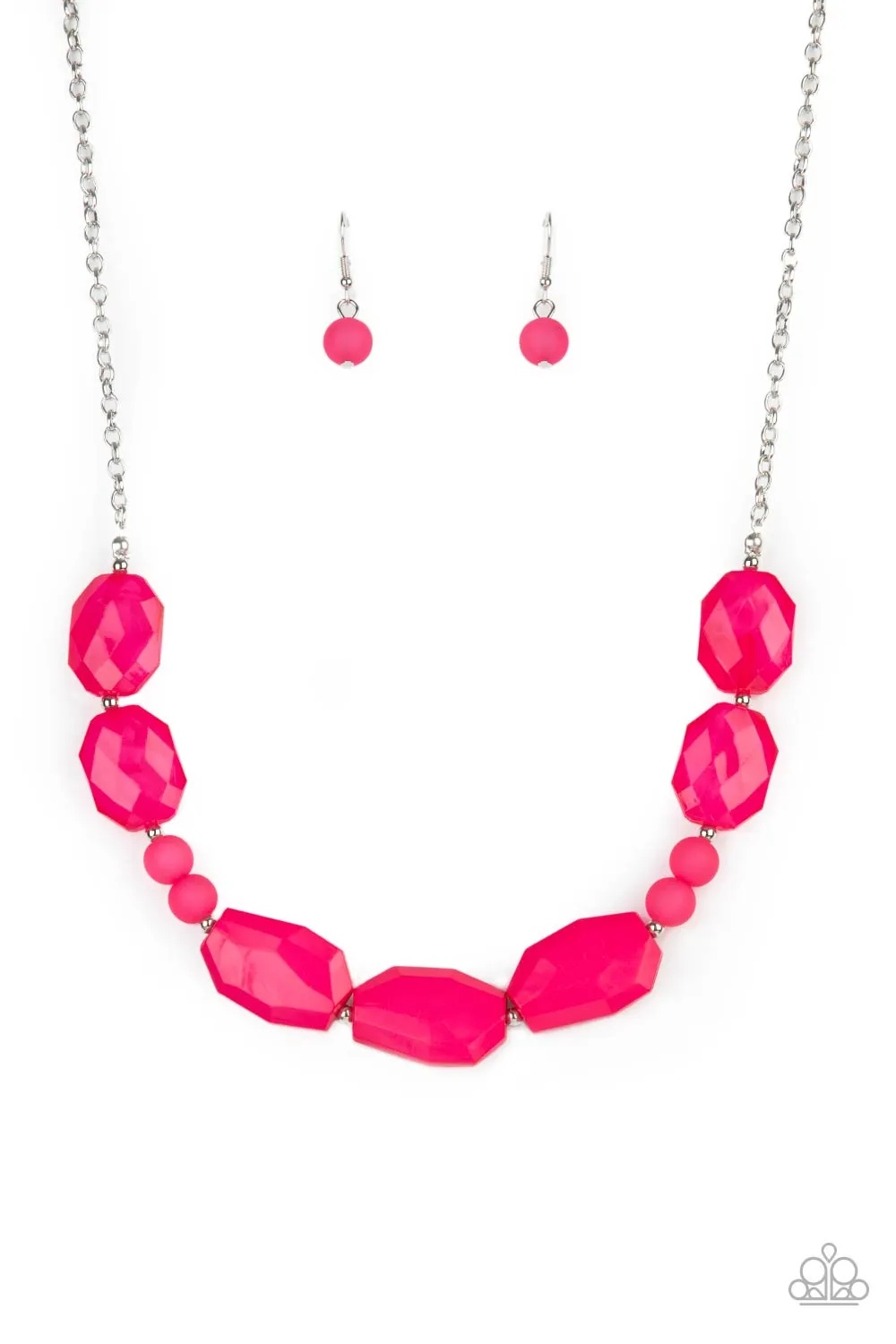 Paparazzi Necklace ~ Melrose Melody - Pink