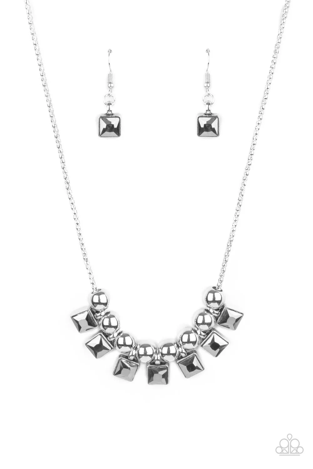 Paparazzi Necklace ~ Graciously Audacious - Silver