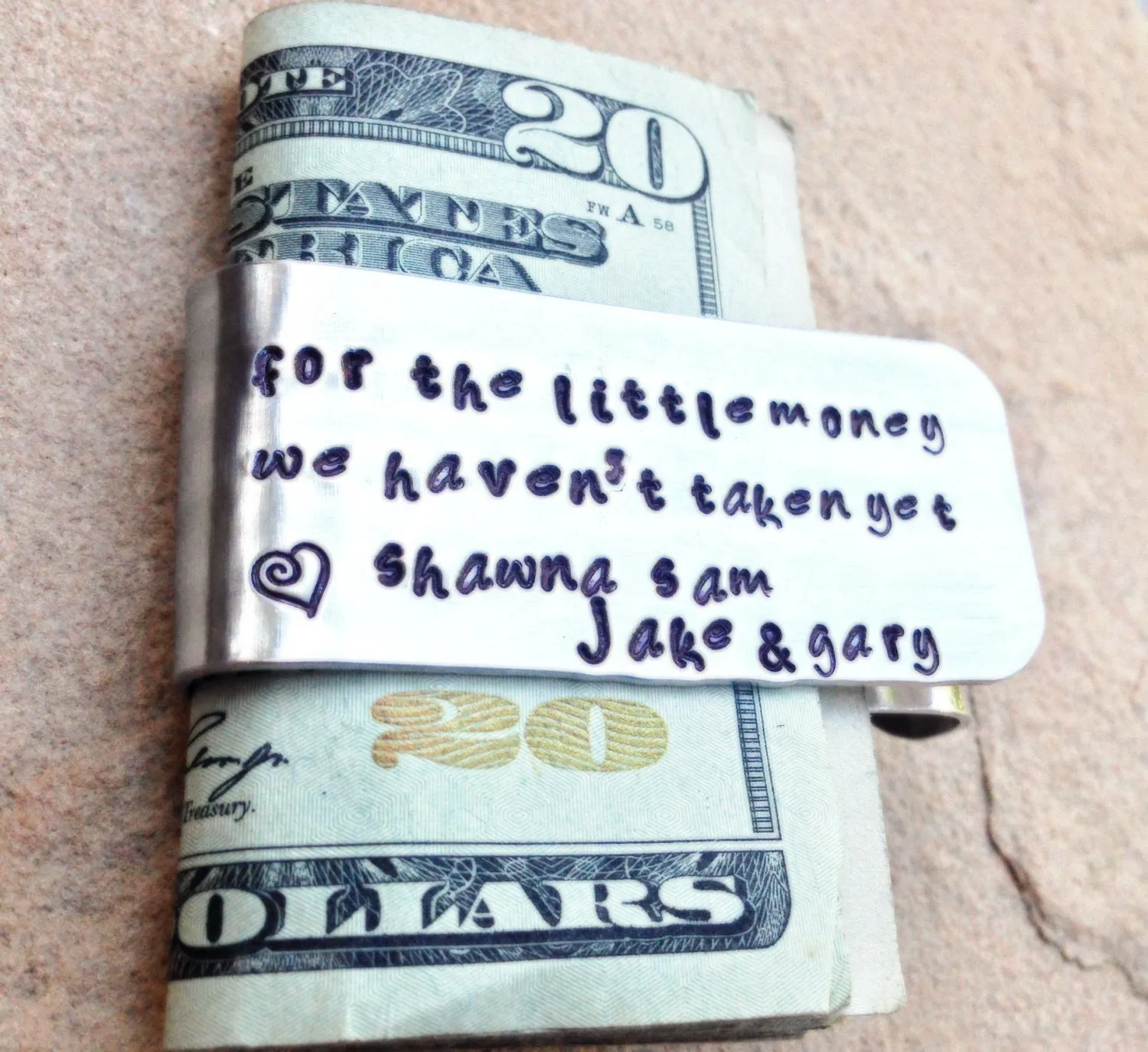 Personalized Money Clip For Dad