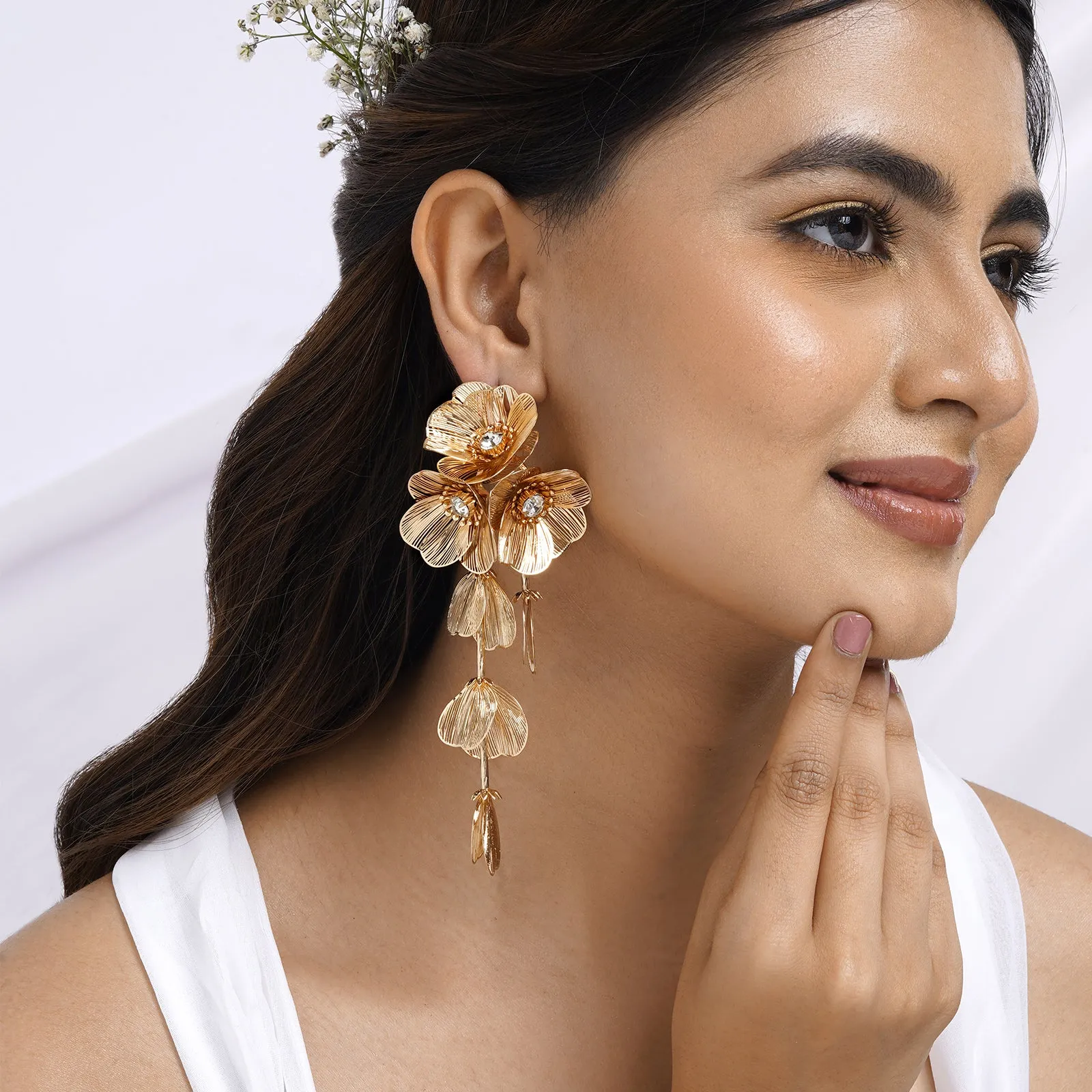 Primula Gold Earrings all