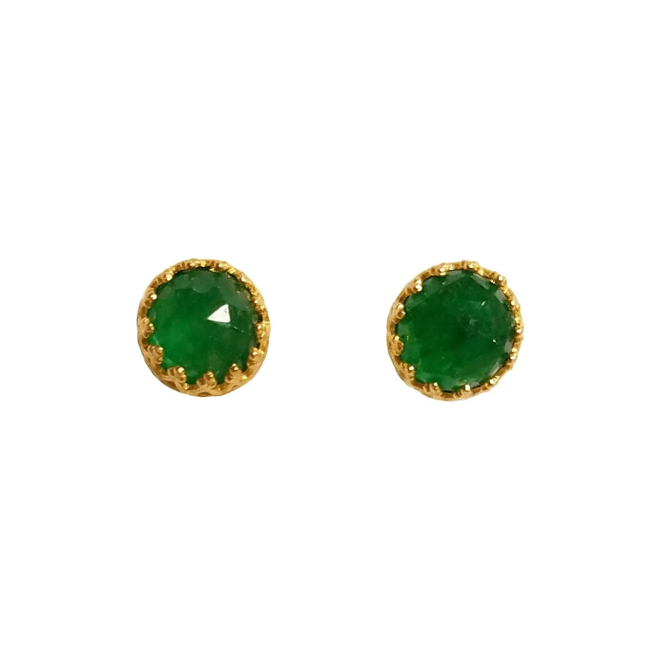 Rococo Earring - Emerald Quartz