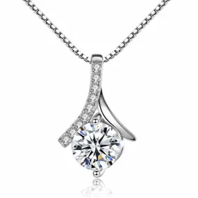 Round CZ Necklace