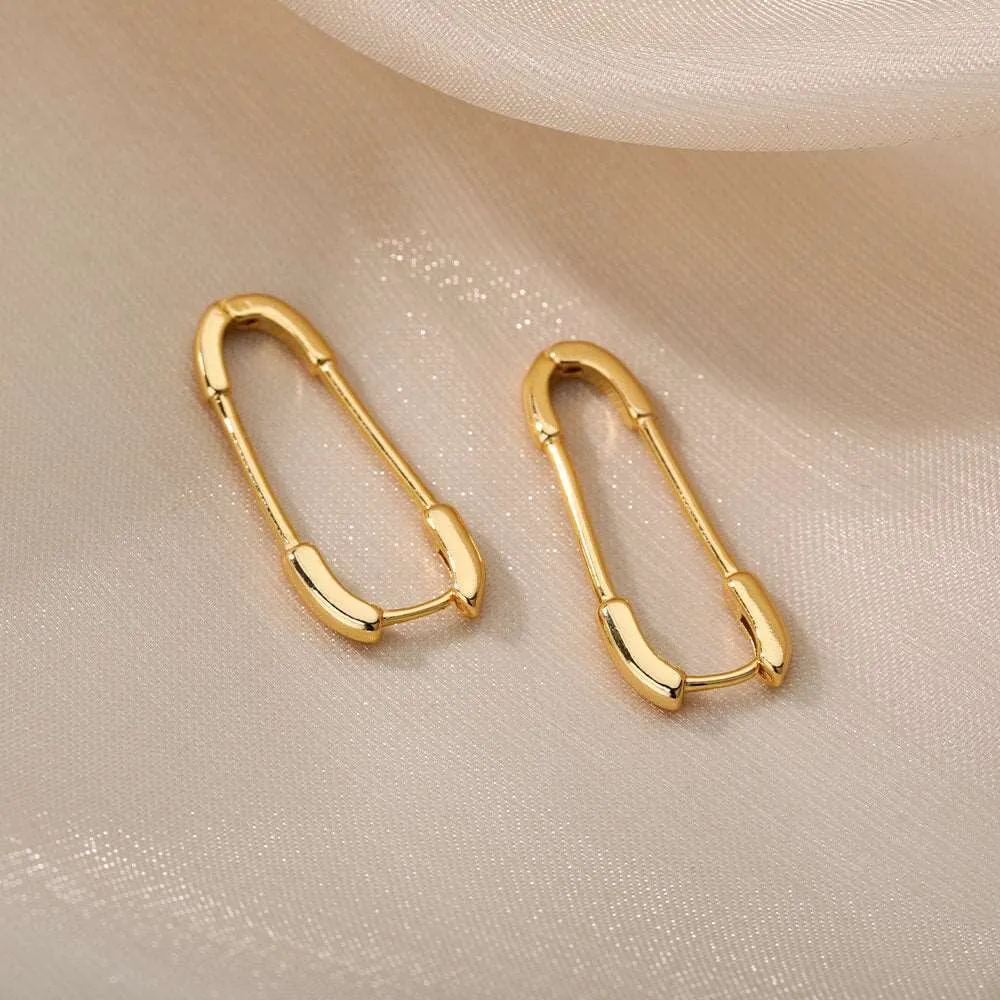 Safety Pin Earrings