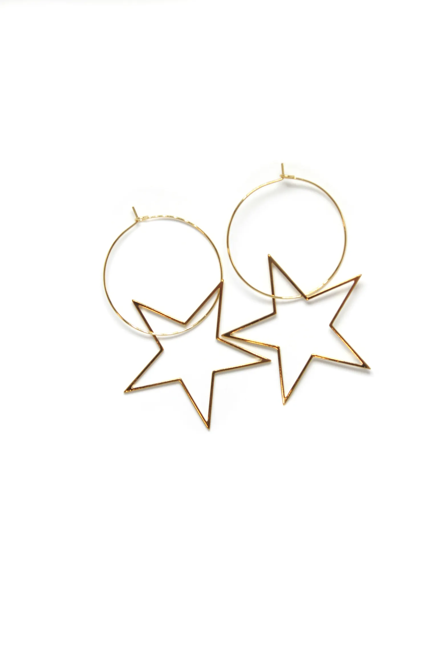 Shoot for the Stars Hoops by Annie Claire Designs