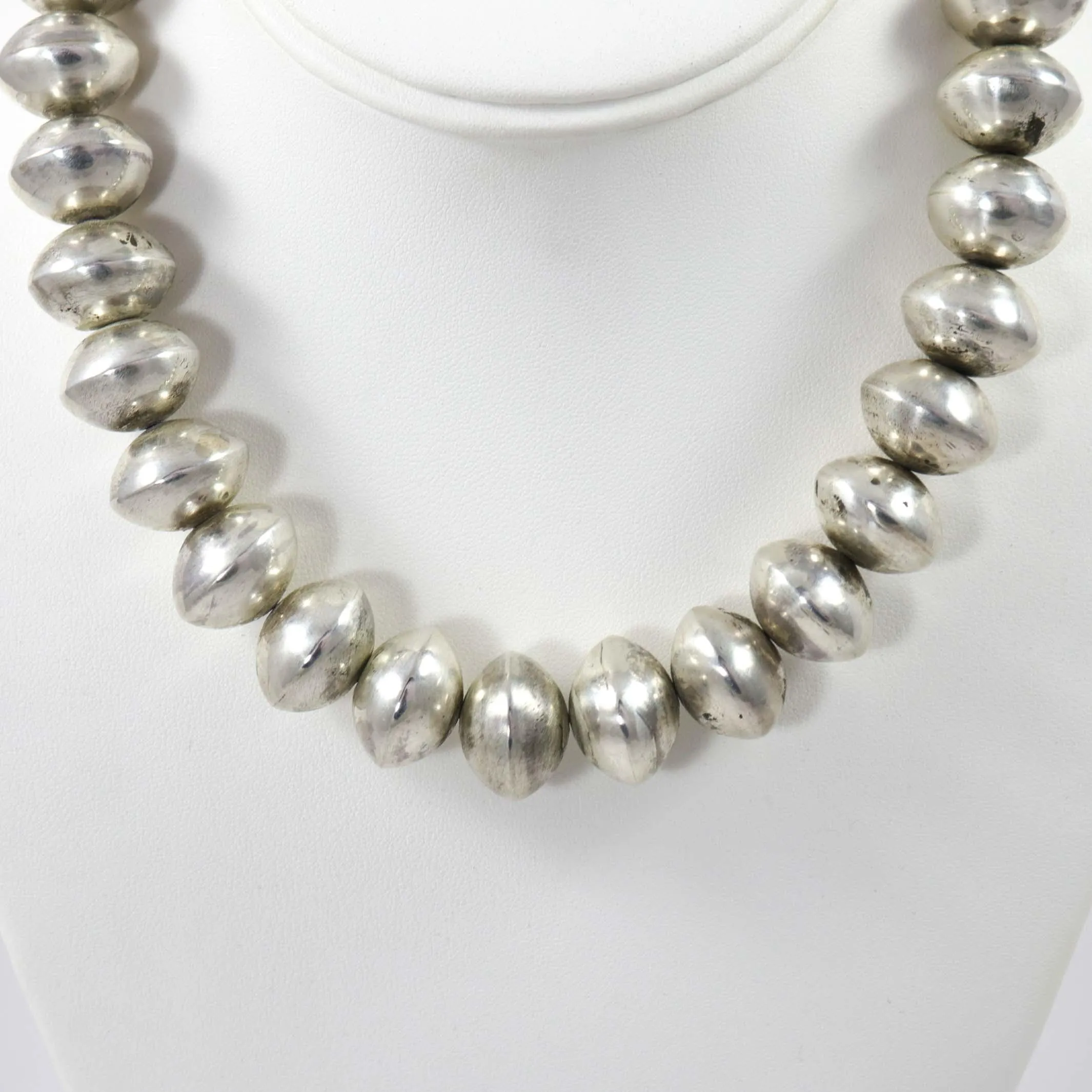 Silver Bead Necklace