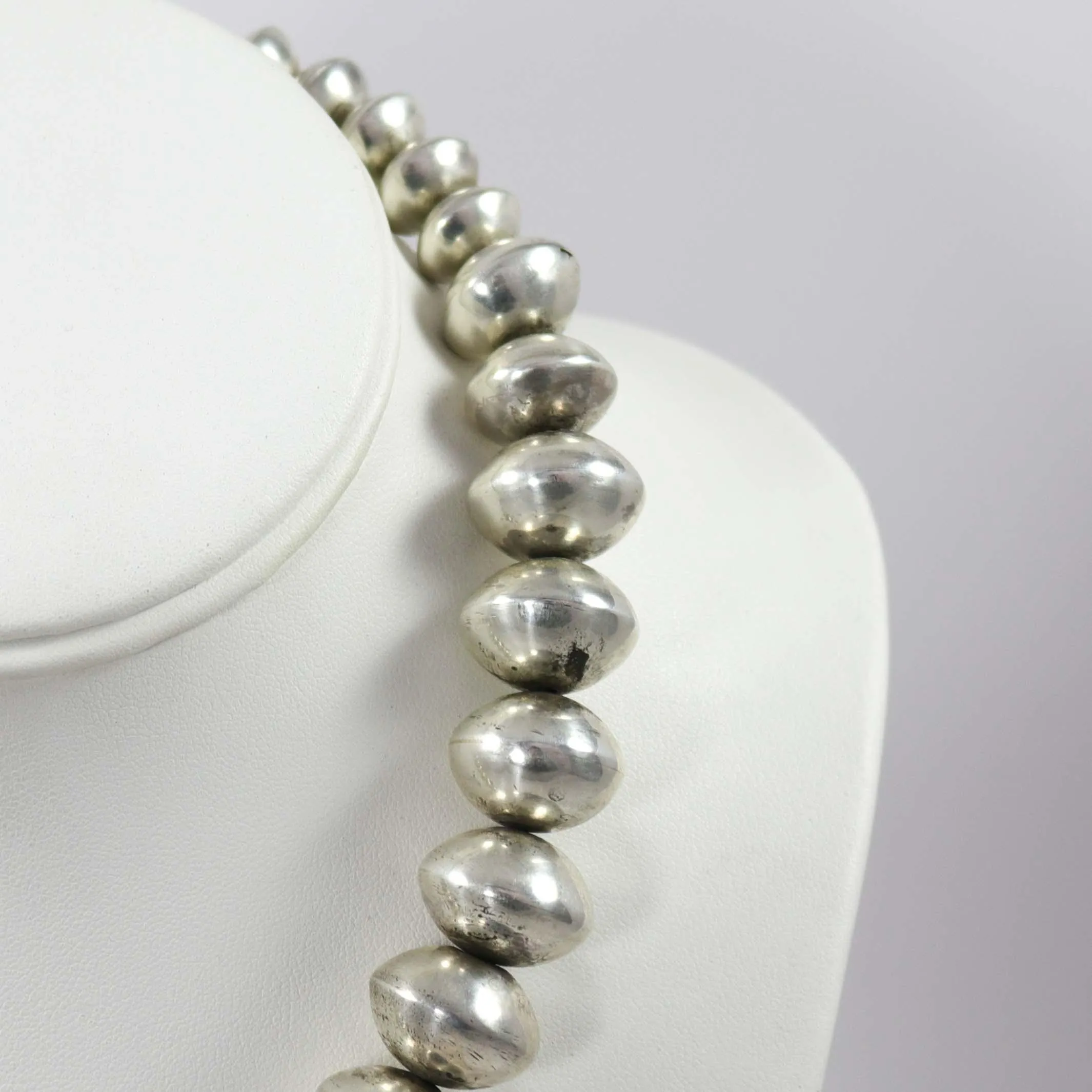 Silver Bead Necklace