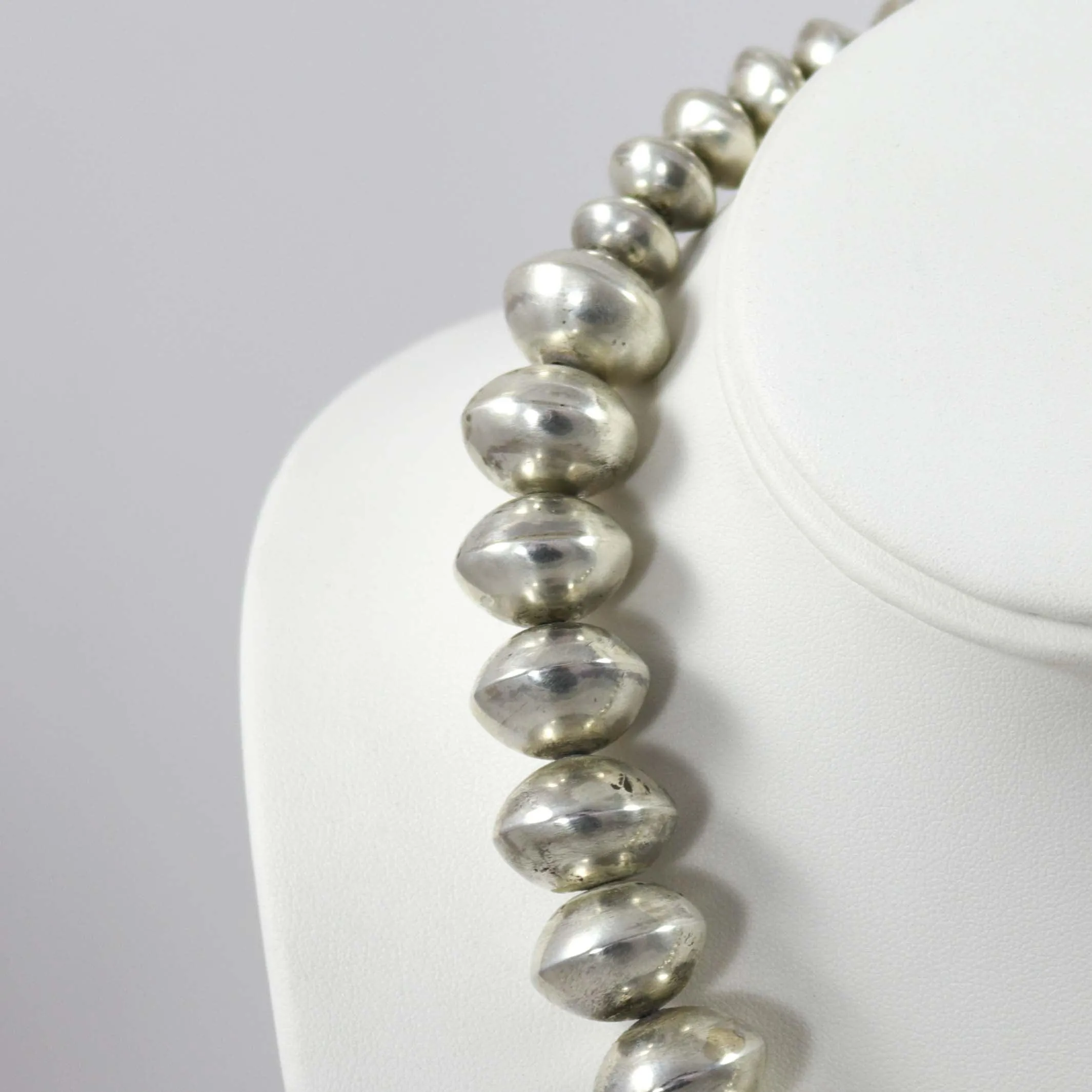 Silver Bead Necklace