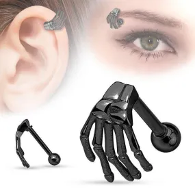 Skeleton Hand Stud