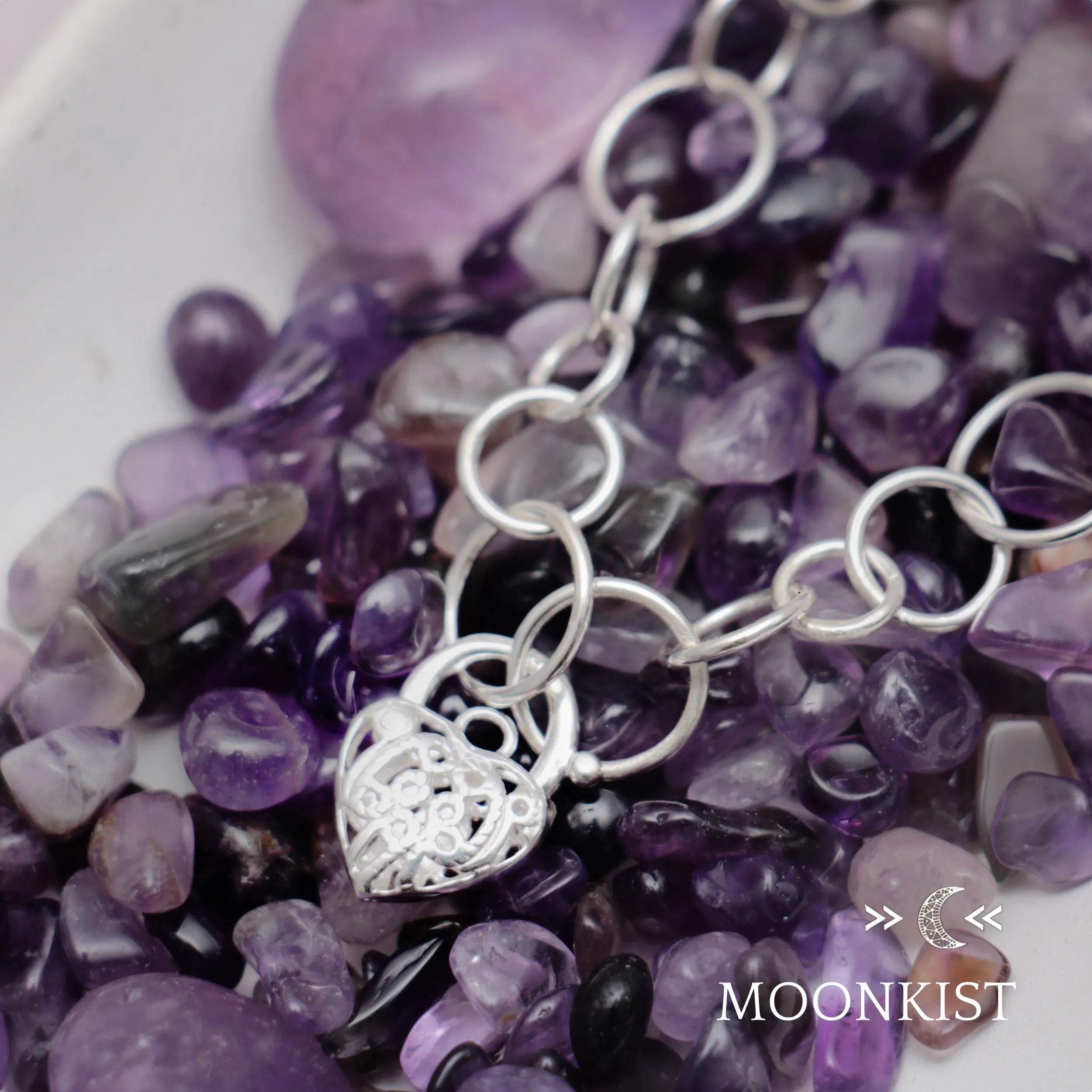 Sterling Silver Chunky Chain Link Bracelet  | Moonkist Designs