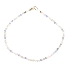 Sterling Silver Multi Gem Beaded Bracelet