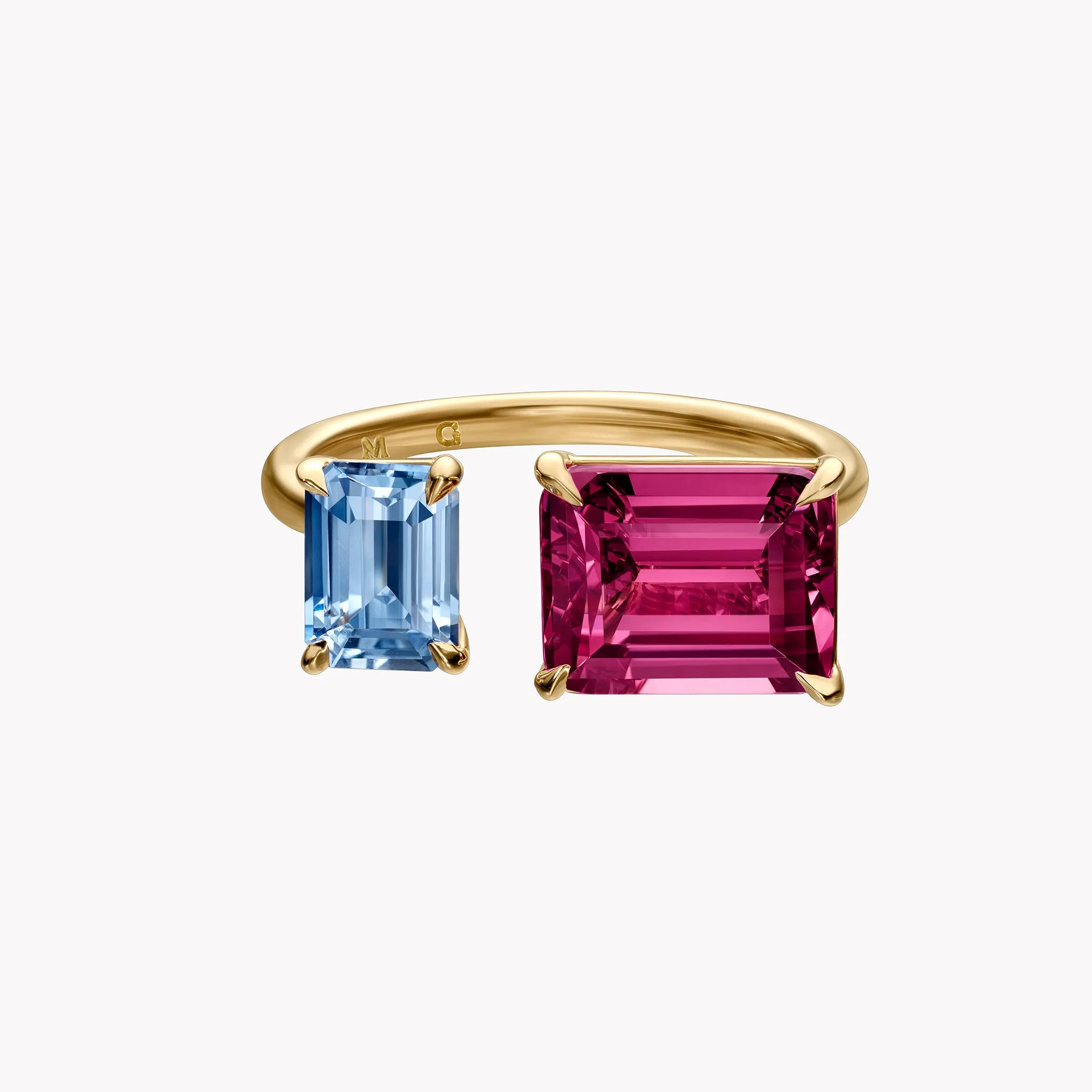 The Harper Garnet & Sapphire Ring