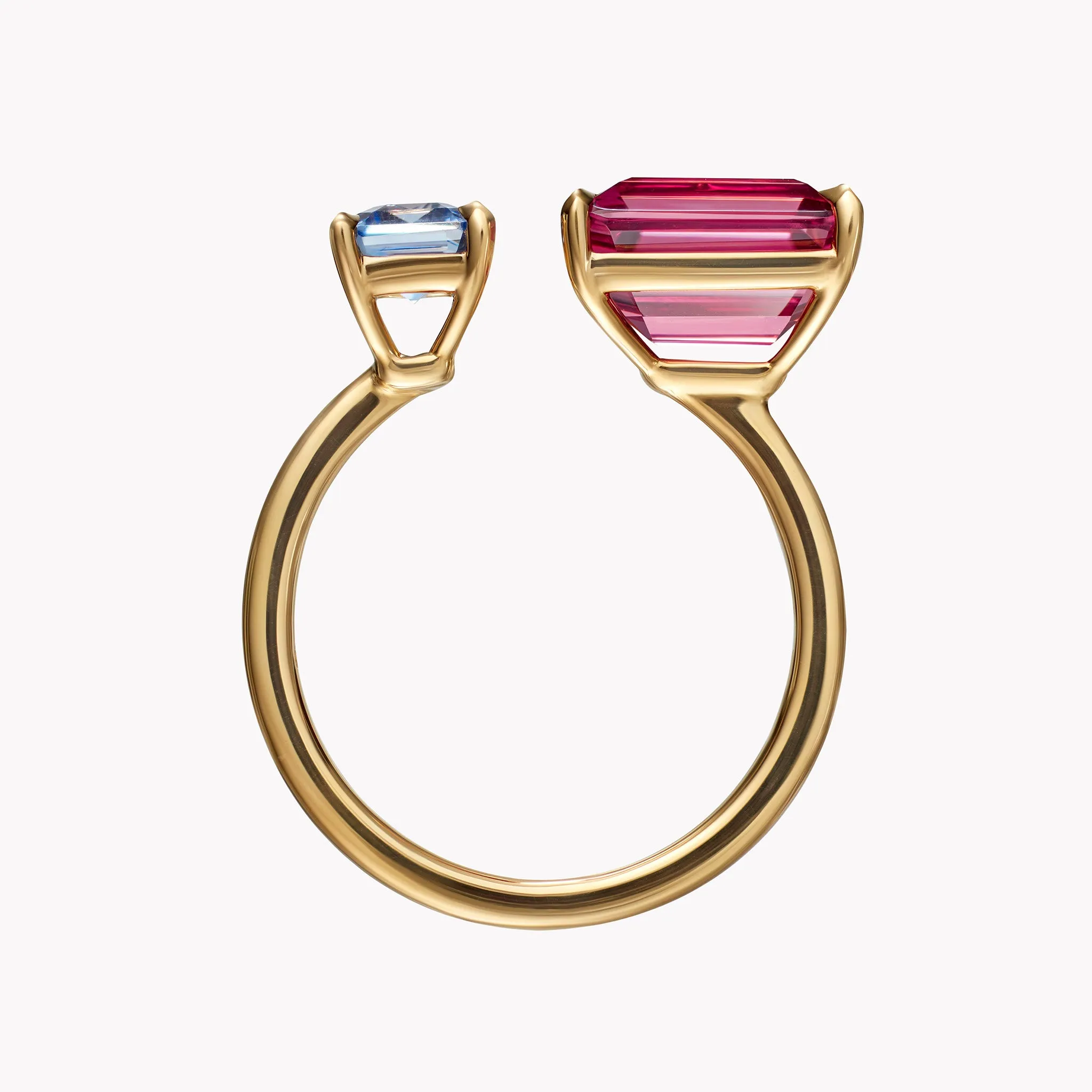 The Harper Garnet & Sapphire Ring