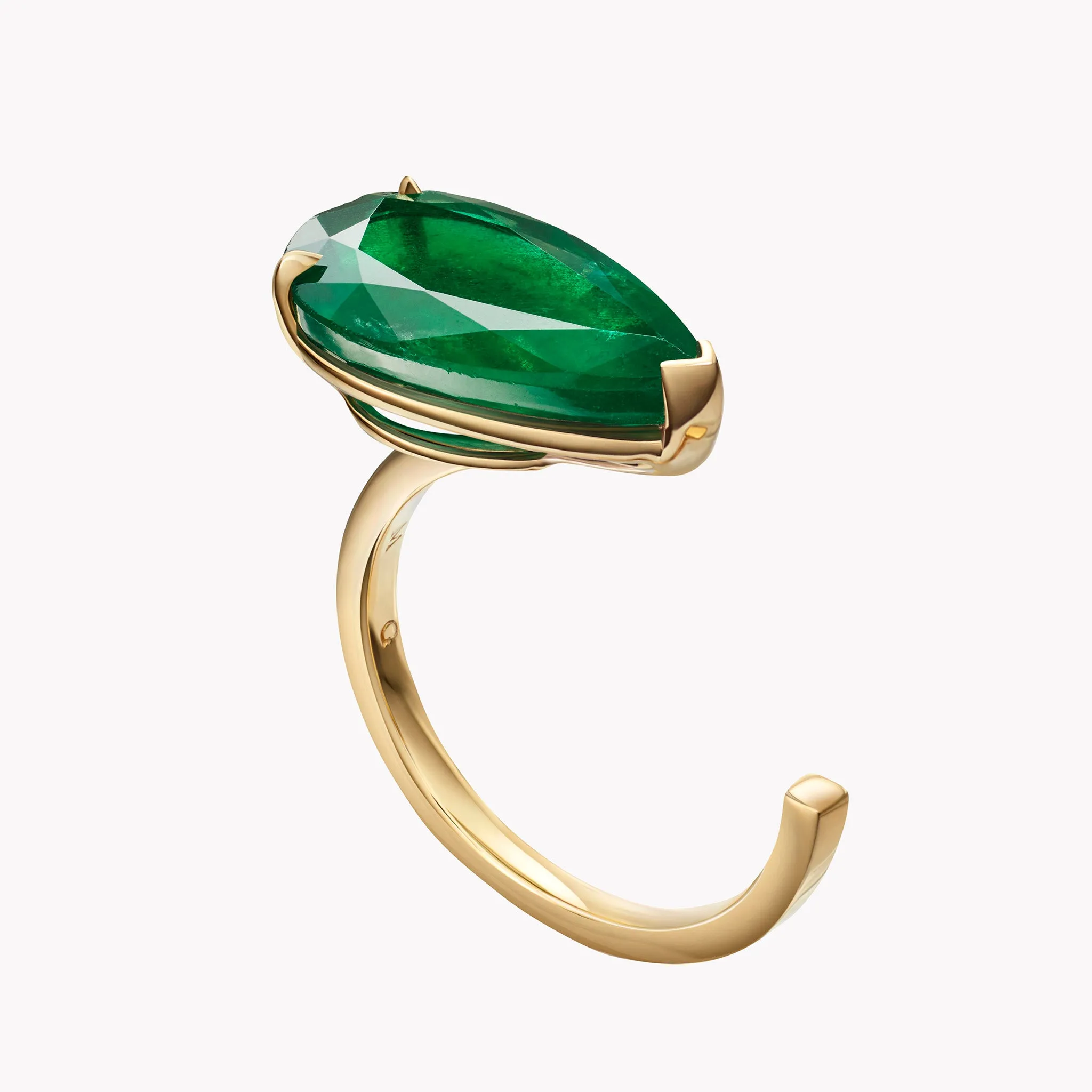 The Keira Emerald Ring