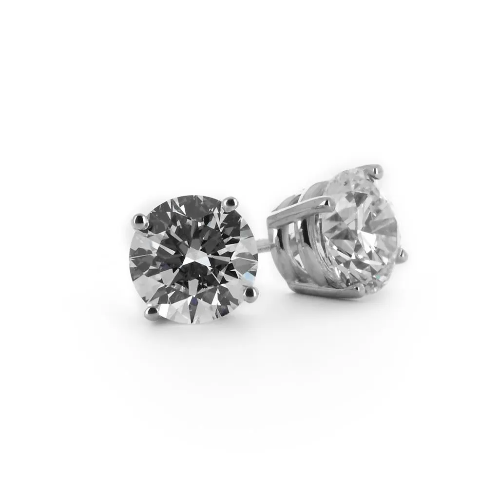 Tiffany & Co. 0.93ctw Diamond Stud Earrings - Platinum