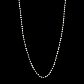 Tiffany & Co. Sterling Silver Estate Beaded Chain