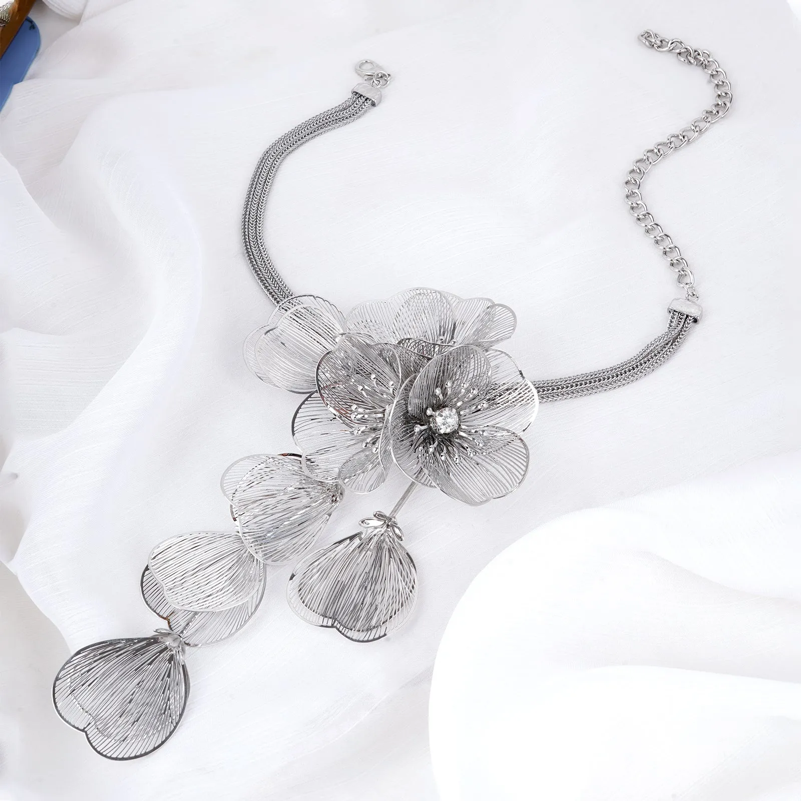 Tuliana Silver Necklace