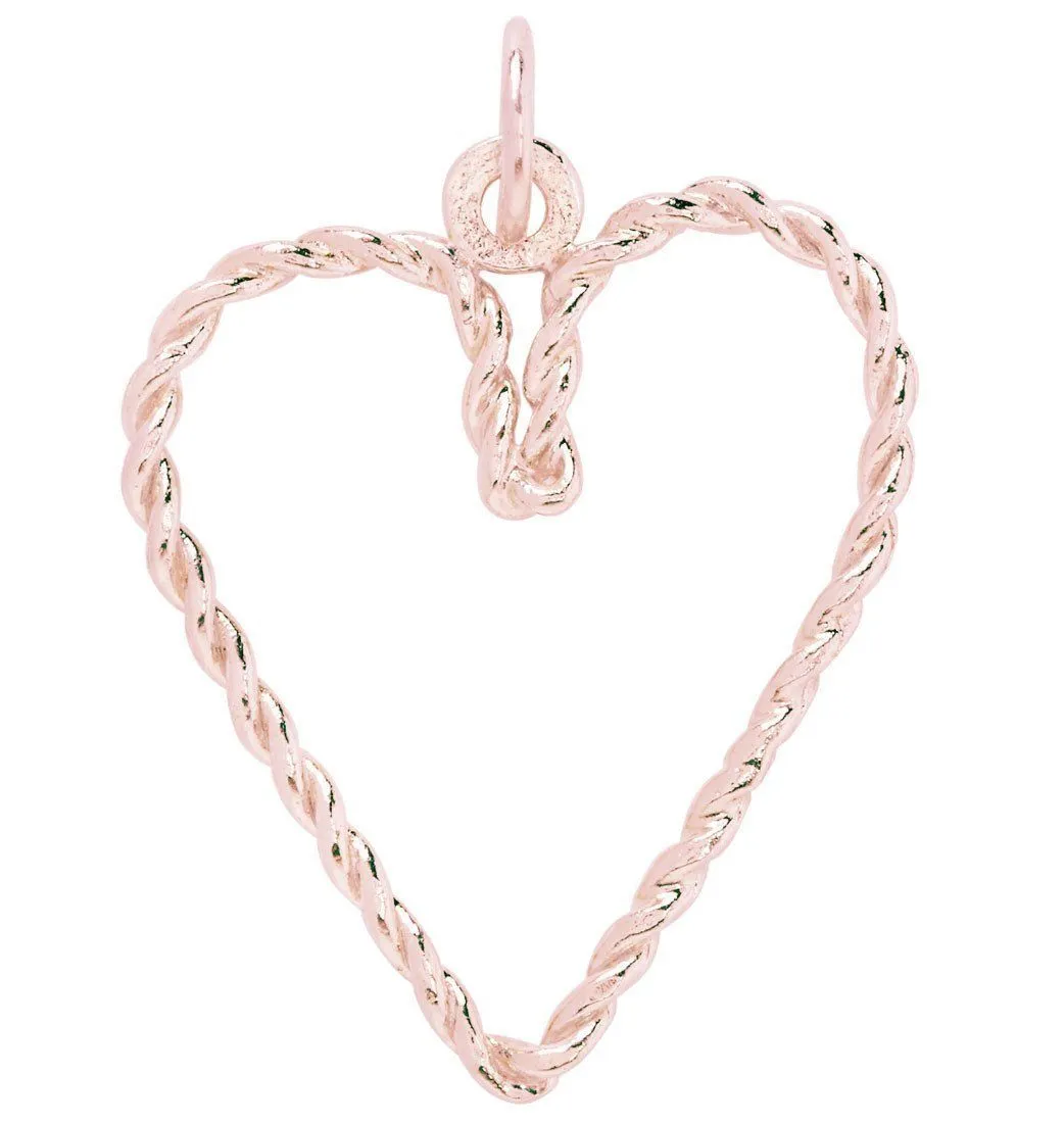 Twisted Heart Charm