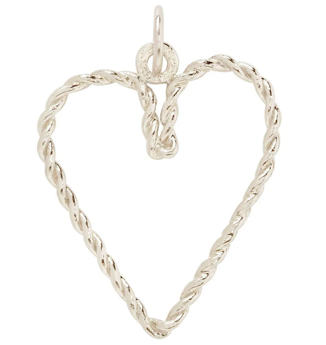 Twisted Heart Charm