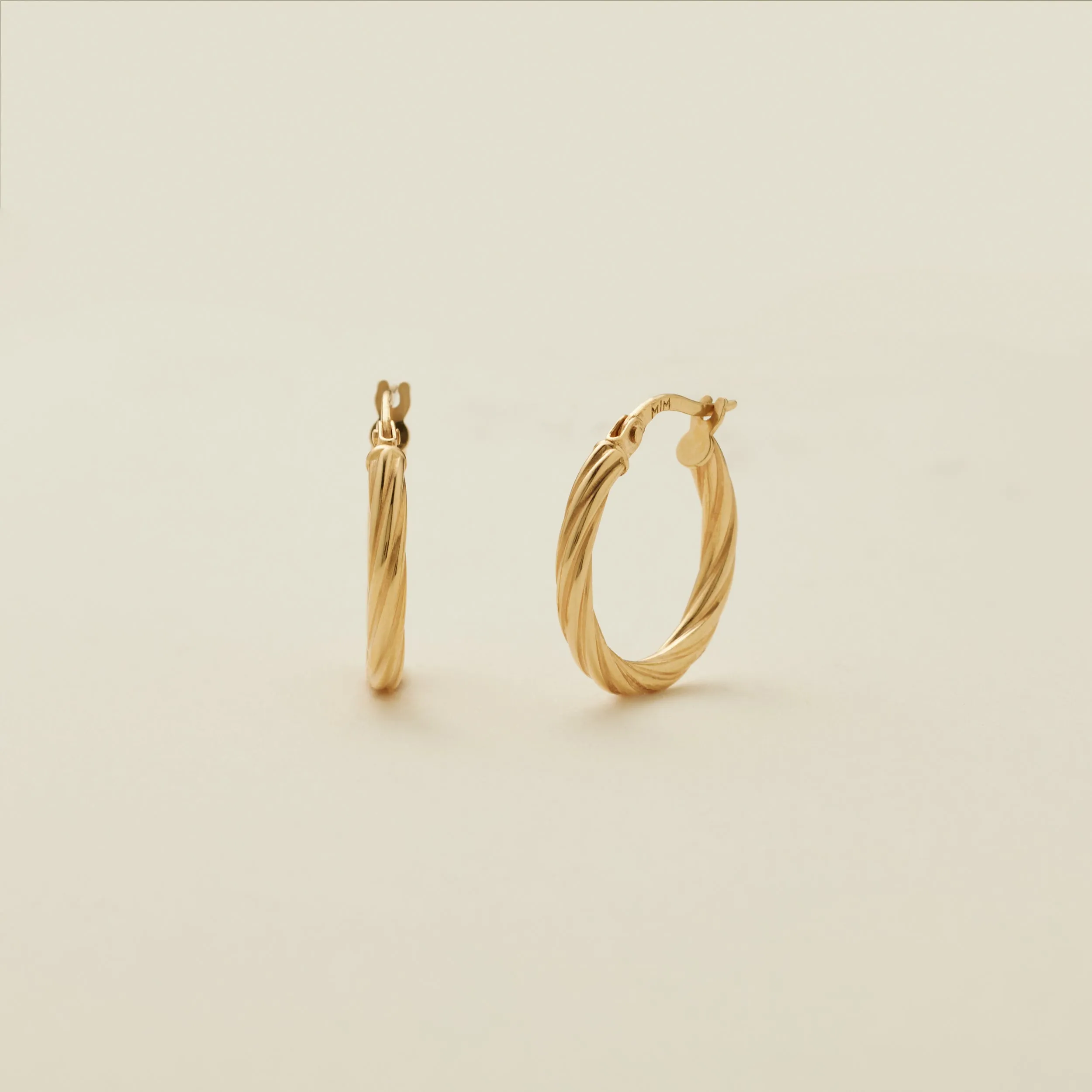 Twisted Hoop Earrings