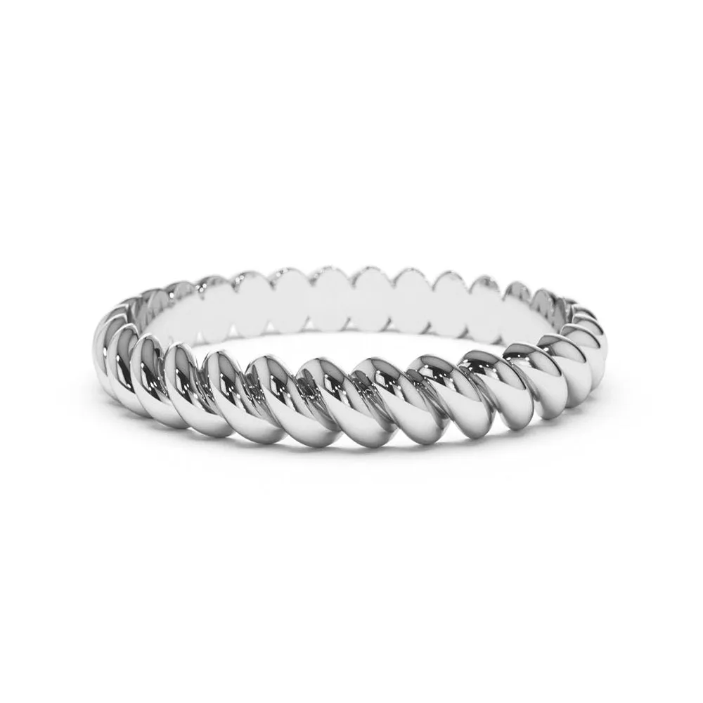 Twisted Rope Wedding Ring