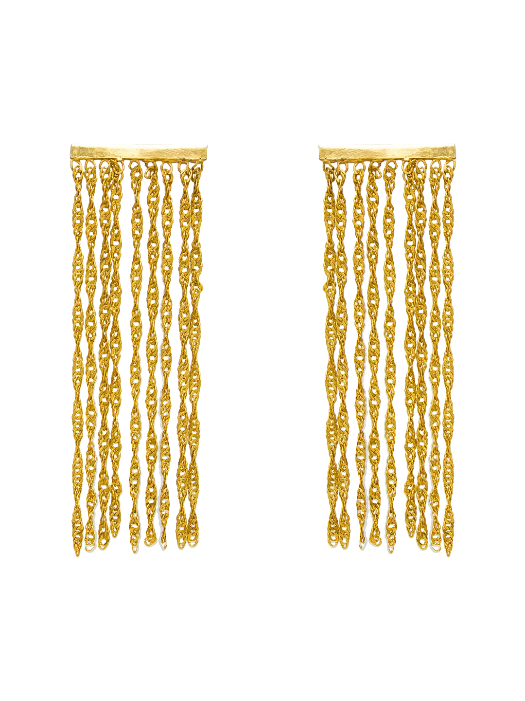 TWISTED TASSEL EARRING