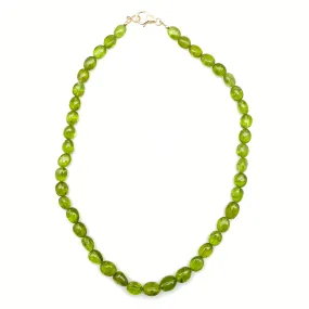 Vesuvianite necklace (large nuggets)