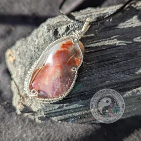 Wrapped Agate Pendant