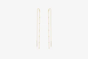 Zoe Chicco 14k Satellite Chain Threader Earrings